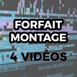 Forfait Montage - 4 Vidéo -...