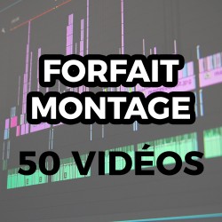 Forfait Montage - 50 Vidéos...